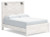 Ashley Gerridan White Gray Queen Panel Bed