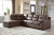 Ashley Maderla Walnut 2-Piece Sectional with Chaise