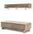 Ashley Oliah Natural Bench with Coat Rack