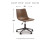 Ashley Office Chair Program Brown Home Office Desk Chair