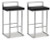 Ashley Madanere White Chrome Finish Bar Height Bar Stool (Set of 2)