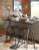 Ashley Odium Rustic Brown Counter Height Dining Table and Bar Stools (Set of 3)