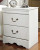 Ashley Anarasia White Nightstand