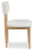 Ashley Sawdyn White Light Brown Dining Chair (Set of 2)