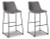 Ashley Centiar Brown Pub Height Bar Stool (Set of 2)