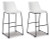 Ashley Centiar Black Pub Height Bar Stool (Set of 2)