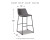 Ashley Centiar Gray Pub Height Bar Stool (Set of 2)