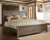 Ashley Juararo Dark Brown King Panel Bed