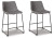 Ashley Centiar Brown Counter Height Bar Stool (Set of 2)