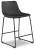 Ashley Centiar Black Counter Height Bar Stool (Set of 2)