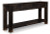 Ashley Gavelston Black Sofa/Console Table