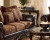 Ashley Norcastle Dark Brown Sofa/Console Table