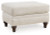 Ashley Valerani Sandstone Ottoman