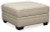 Ashley Luxora Bisque Ottoman With Storage