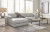 Ashley Amiata Glacier 2-Piece Sectional with Chaise 57404/17/66