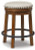 Ashley Valebeck Brown Black Counter Height Stool