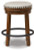 Ashley Valebeck Brown Black Counter Height Stool