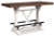 Ashley Valebeck White Brown Counter Height Dining Table