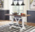 Ashley Valebeck White Brown Counter Height Dining Table