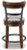 Ashley Valebeck Brown Black Counter Height Bar Stool (Set of 2)