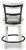 Ashley Valebeck Brown Black Counter Height Bar Stool (Set of 2)