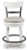 Ashley Valebeck White Counter Height Bar Stool