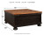 Ashley Valebeck Black Brown Coffee Table with Lift Top