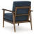 Ashley Bixler Navy Accent Chair