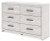 Ashley Cayboni Whitewash Dresser