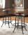 Ashley Valebeck Brown Black Bar Height Bar Stool (Set of 2)