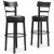 Ashley Valebeck Brown Black Bar Height Bar Stool (Set of 2)