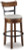 Ashley Valebeck Black Bar Height Bar Stool