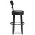 Ashley Valebeck Black Bar Height Bar Stool