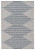 Ashley Alverno White Blue 7'10" x 10'2" Rug