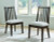 Ashley Galliden Black Dining Chair (Set of 2) D841-03