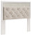 Ashley Altyra White Queen Upholstered Panel Headboard