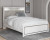 Ashley Altyra White Queen Platform Panel Bed