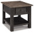 Ashley Tyler Creek Grayish Brown Black End Table