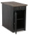 Ashley Tyler Creek Grayish Brown Black Chairside End Table with USB Ports & Outlets