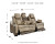 Ashley Next-Gen DuraPella Two-Tone Sand Power Reclining Sofa