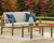 Ashley Fynnegan Gray Outdoor Loveseat with Table (Set of 2)