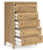 Ashley Bermacy Light Brown Chest of Drawers
