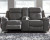 Ashley Jesolo Coffee Reclining Loveseat with Console