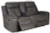 Ashley Jesolo Dark Gray Reclining Loveseat with Console