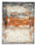 Ashley Carmely Gray White Orange Wall Art