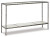 Ashley Ryandale Antique Pewter Finish Console Sofa Table