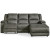 Ashley Benlocke Flannel 3-Piece Reclining Sectional with RAF Chaise