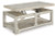 Ashley Fregine Whitewash Coffee Table with Lift Top