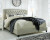 Ashley Jerary Gray Queen Arched Upholstered Bed