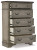 Ashley Lodenbay Antique Gray Brown Chest of Drawers
